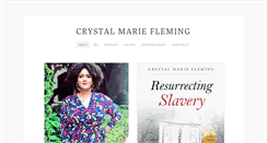 Desktop Screenshot of crystalfleming.com