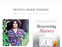 Tablet Screenshot of crystalfleming.com